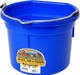 Little Giant Flat - Back Buckets – Impact - Resistant, Easy to Hang, 8 qt & 20 qt - M31BY - Blue - 8 qt (2 gallons) - 8