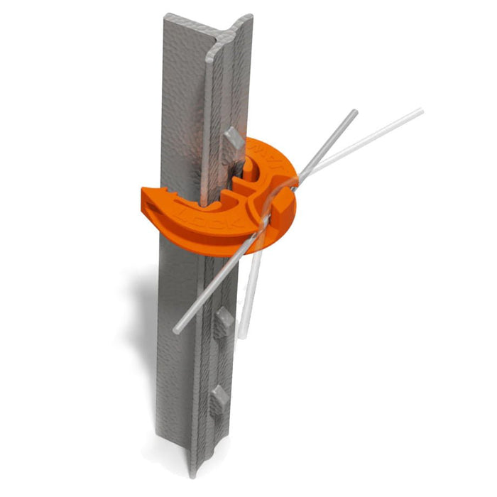 Lock Jawz 25 Pack T - Post Insulator - AABAO - Orange - 9
