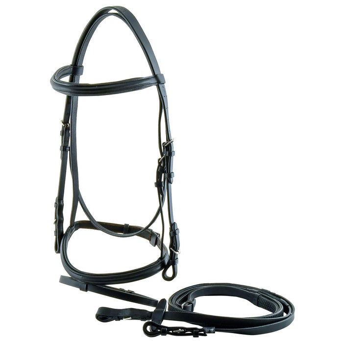 Loveson Horse Bridle - FO1JY - Black - Full - 3