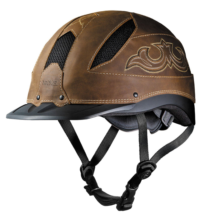 Troxel Cheyenne Helmet - LUBM - Brown - XLarge (7 3/8 - 7 3/4) - 43