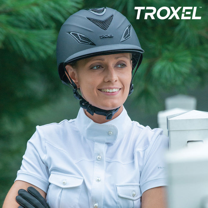 Troxel Avalon Adjustable Riding Helmet - LU1H3 - Navy - Small - 10