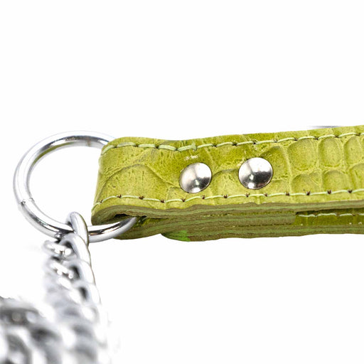 Signature Croco Leash Color Green