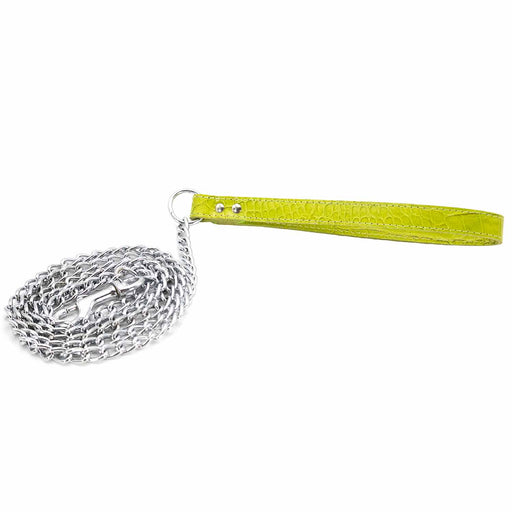 Signature Croco Leash Color Green
