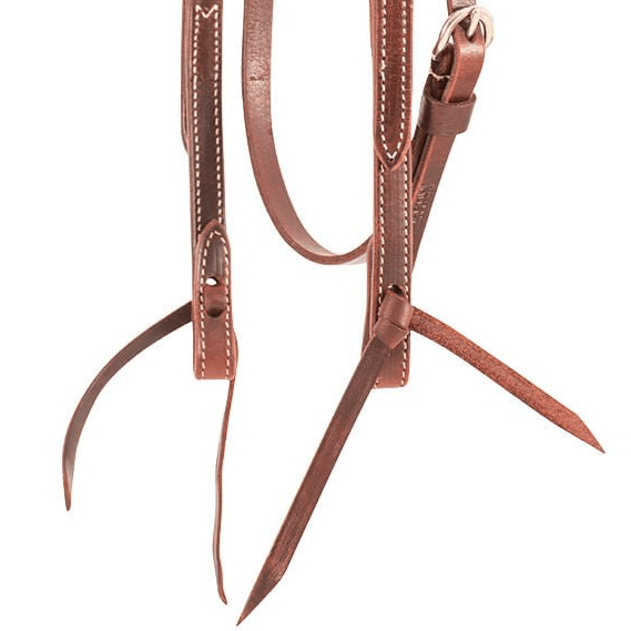 Martin Saddlery Browband Headstall with Blood Knots, Chocolate - CR1P6 - Brown - 4
