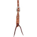 Martin Saddlery Buckstitched Leather Browband Headstall - CR1WM - Brown - Horse - 3
