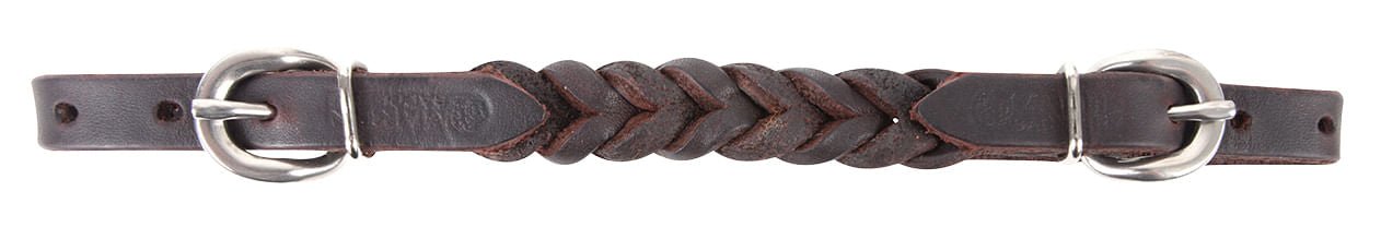 Martin Saddlery Latigo Curb Strap with Blood Knots - CR1PP - Latigo - 1
