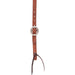 Martin Saddlery Roughout Leather Ranahan Headstall - CR1WW - Chestnut - 4