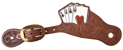 Men's Classic Equine Tombstone Spur Straps - CR92 - 1