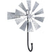 Metal Windmill Wall Hook - JTIA93 - Silver - 1