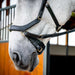 Micklem 2.0 Multi Bridle for Horses – Adjustable Bit Straps, Padded Leather, Pressure - Relief Design - FO50G - Dark Havana - Full - 10