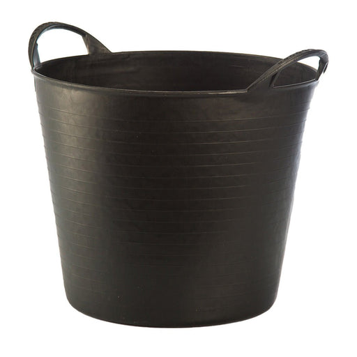 Multipurpose Flex Tub with Handles – 42 Liter, Durable Recycled Plastic - GAUFE - Black - 42 Liters - 1