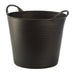 Multipurpose Flex Tub with Handles – 42 Liter, Durable Recycled Plastic - GAUFE - Black - 42 Liters - 1