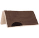 Mustang Faux Suede Pony Saddle Pad, 24" x 24" - 121ZP - Brown - 1