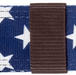 Mustang Western Pattern Print Nylon Off Billet with Keeper for Saddles, 40"L - 1211PF - Blue & White Americana - 1 ct - 10