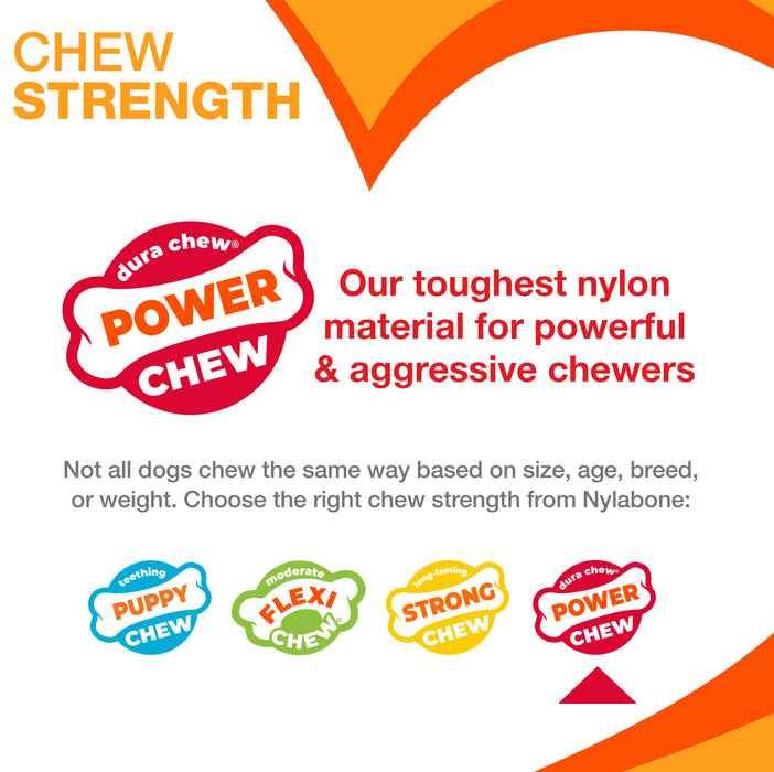 Power Chew Dog Toy, Bacon, X-Large/Souper, 50+ lbs