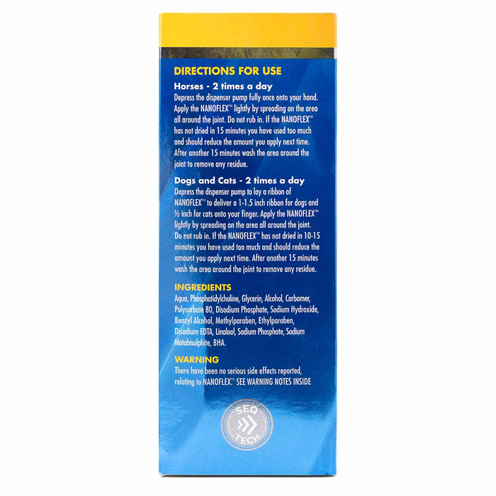 Nanoflex Advanced Topical Joint Support for Horses, Dogs & Cats - 2CDG - 16 oz - 10
