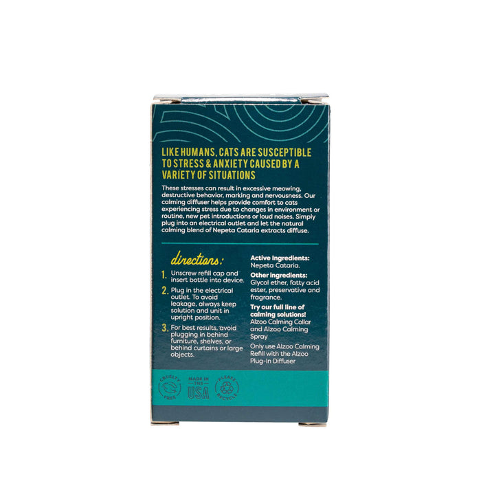 Natural Plant - Based Calming Plug - In Home Diffuser Kit & Refills for Cats - 7VWS - 1 (1.52 oz) Refill - 12