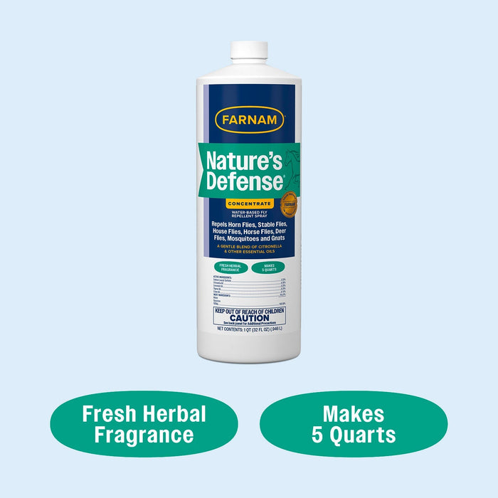 Nature's Defense Fly Repellent Spray - FAD9 - Concentrate - 32 oz - 14