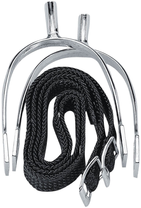 Never Rust Spurs with Straps, Pair - 0VKAQ - 1