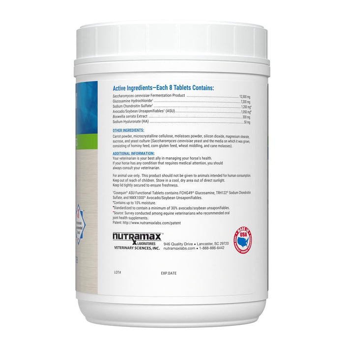 Nutramax Cosequin ASU Joint & Digestive Health Functional Tablets for Horses, 240 Tablets - 060NM-3000308 - 3