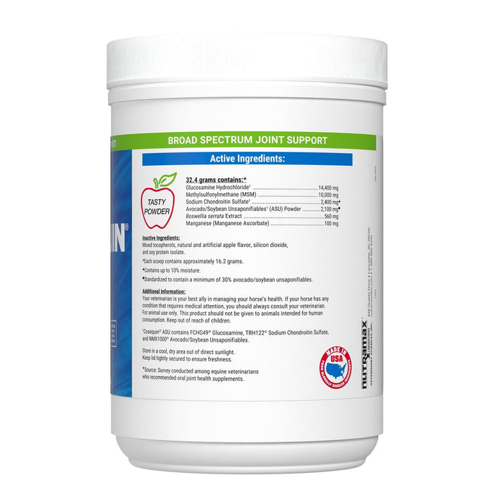Nutramax Cosequin ASU Joint Health Supplement for Horses - 060NM-EQNASU500 - 500 g - 2