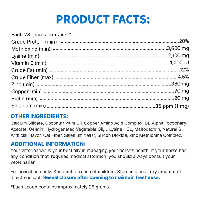 Nutramax Cosequin Calxequin Pellets Daily Hoof Support for Horses, 1260 Grams - 060NM-3000250 - 5