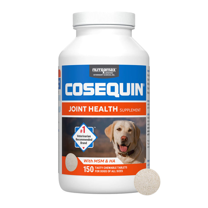 Nutramax Cosequin Maximum Strength Joint Health Plus MSM & Ha Supplement for Dogs - 015NM-3000392 - 150 tablets - 4