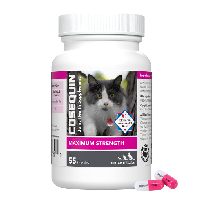Nutramax Cosequin Maximum Strength Joint Supplement for Cats - 015NM-FEL55 - Hydrolized Chicken - 55 ct - 1 ct - 16