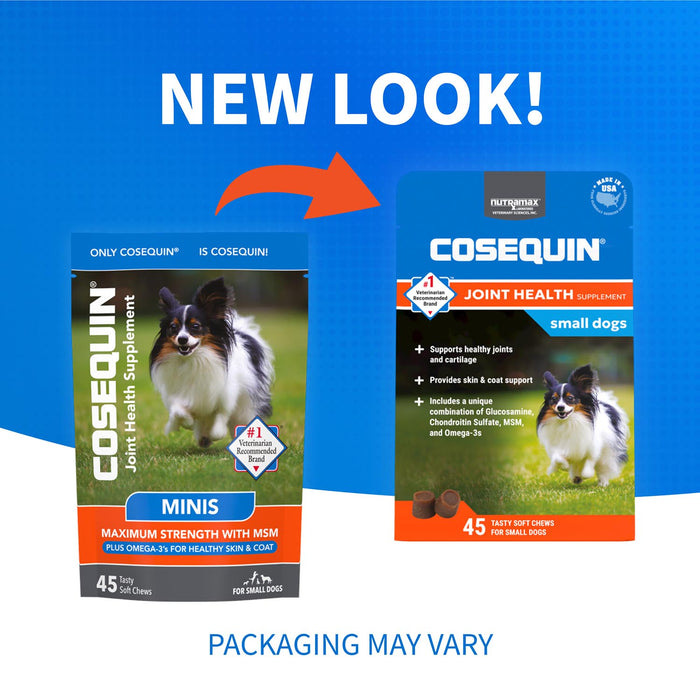 Nutramax Cosequin Minis - Maximum Strength with MSM Plus Omega - 3's - 015NM-CQOMSC45-MSMM - 45 ct - 2
