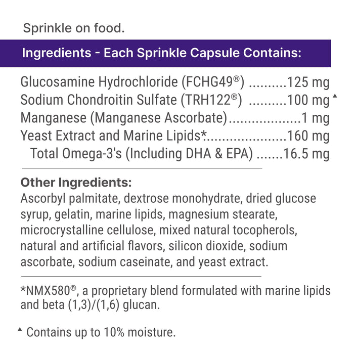 Nutramax Cosequin Senior Joint Health Supplement for Cats, 60 Sprinkle Capsules - 015NM-3000191 - Single Pack - 8