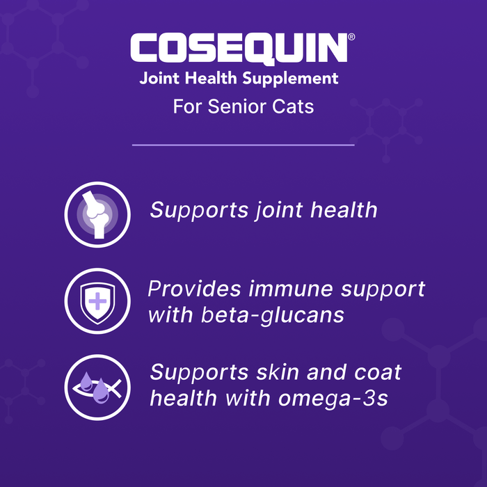 Nutramax Cosequin Senior Joint Health Supplement for Cats, 60 Sprinkle Capsules - 015NM-3000191 - Single Pack - 7