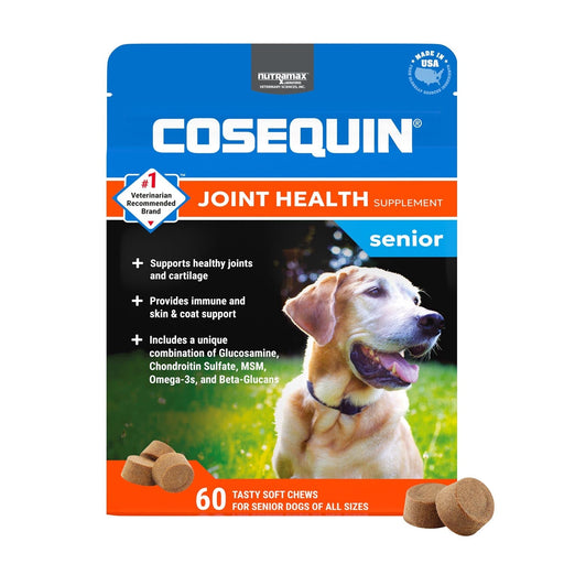 Nutramax Cosequin Senior Joint Health Supplement for Senior Dogs - 015NM-SEN60-MSMP - 60 ct - 1