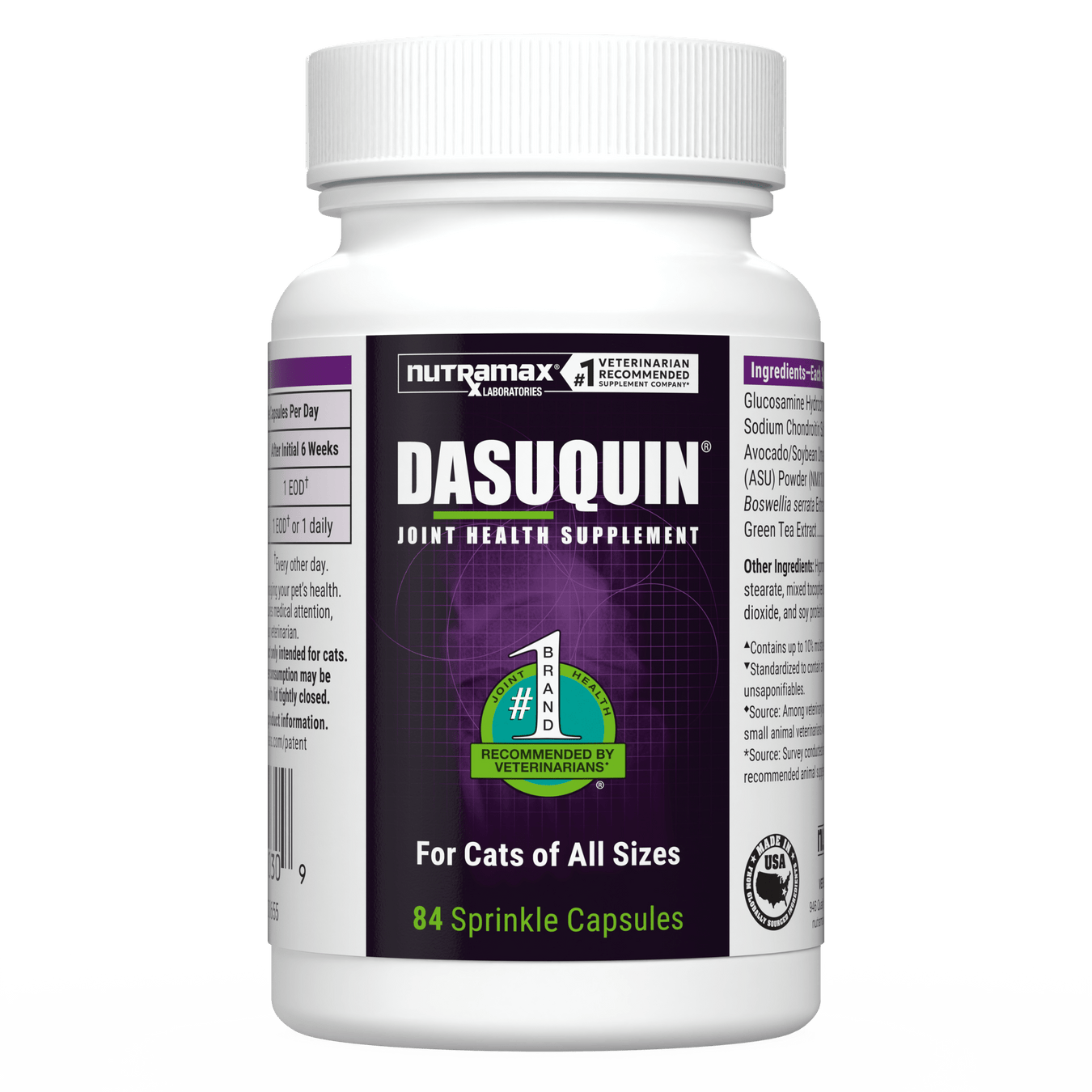 Nutramax Dasuquin Joint Health Supplement for Cats, Capsules - 015NM-CAT84 - 1