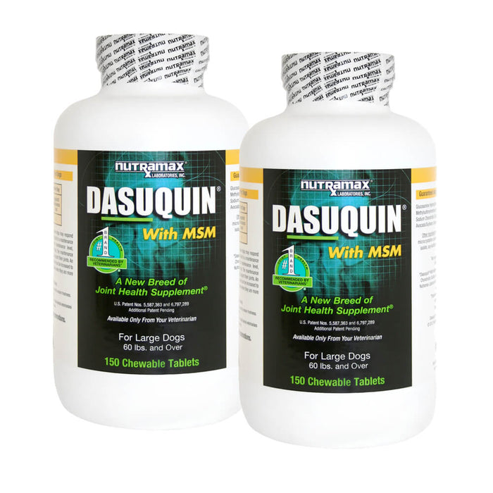 Nutramax Dasuquin Joint Supplement for Dogs (with Glucosamine, Plus Chondroitin, ASU, MSM & More) - 015NM01-LG150-2PK - Large - Over 60 lbs - 2 pk (150 ct) - 23