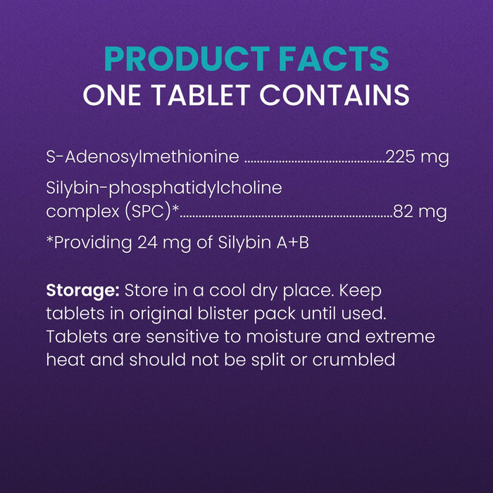 Nutramax Denamarin Liver Health, Stabilized Tablets - 015NM-D225 - 13 - 34lbs - 1 pk (30 ct) - 16
