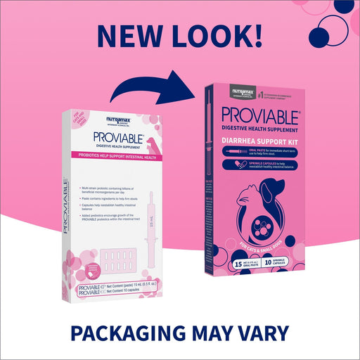 Nutramax Proviable - KP/DC Kit for Dogs and Cats, 10 Capsules - 015NM-15ML - Cats & Small Dogs - 15 mL Paste - 1 ct - 2