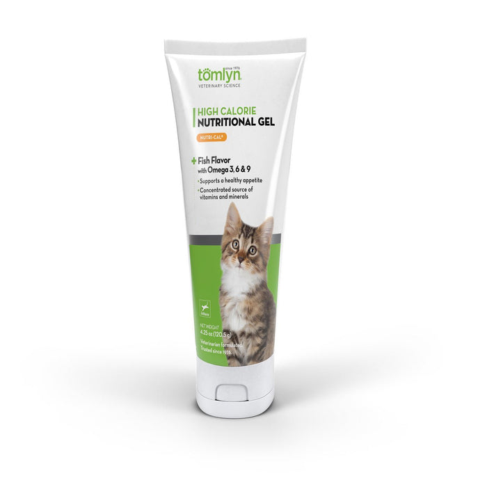 Nutri - Cal® High Calorie Nutritional Gel Fish Flavor for Kittens, 4.25 oz - T6R4 - 4.25 oz - Fish - 1