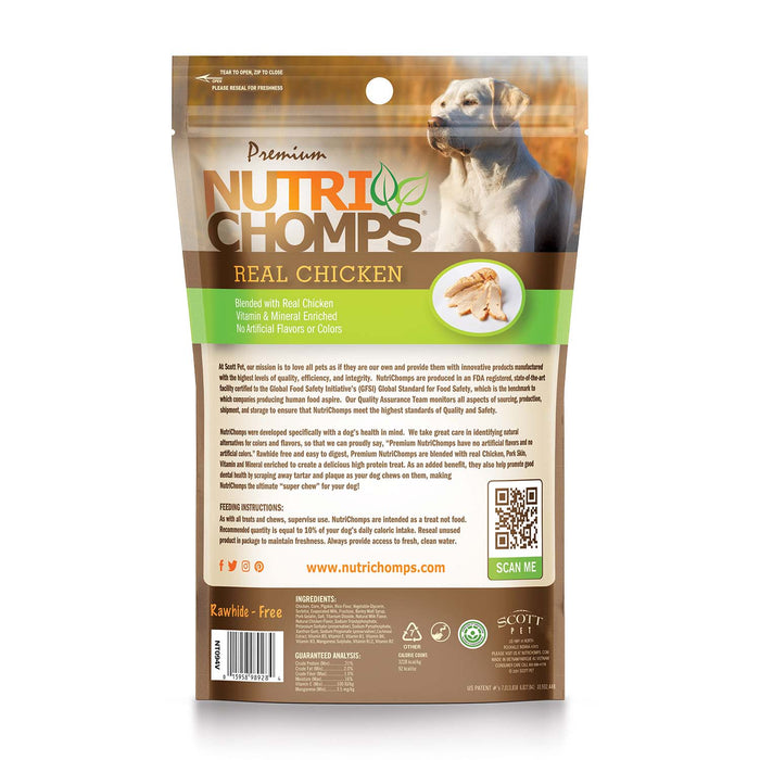 NutriChomps Chicken & Duck Kabob, 6 ct - TGPJ - 4.24 oz - Chicken - 2