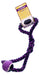 Nuts for Knots Rope Tug Dog Toy with Handle & Tennis Ball, Assorted - MRDH - 20" - Assorted - 1 ct - 5