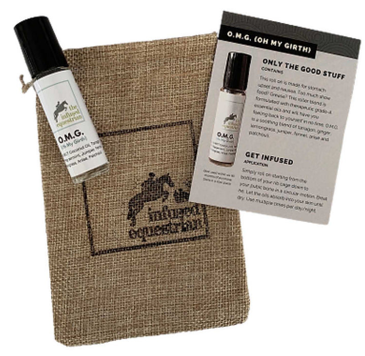 The Infused Equestrian Essential Oil Roller Blends – O.M.G. (Oh My Girth) & Hello Monday, 10 mL - EQ118 - O.M.G. (Oh My Girth) Roller Blend - 10 mL - 1 ct - 1