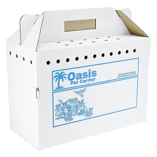 Oasis Disposable Pet Carrier - 010AHS-PET-PC-1 - Small - 10" L x 11.75 "H x 5.5" W - Single - White - 2