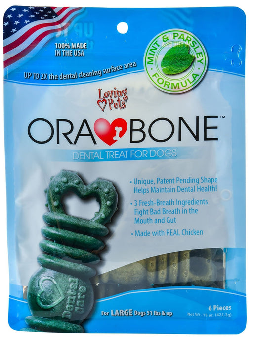 DUPLICATE - ZO2W - Ora - Bone Dog Dental Treats, 14 oz Bag - ZO2Z-DUPE - Large - 5