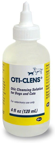 Oti-Clens Ear Cleaning Solution for Dogs and Cats, 4 oz — Pet Supplies ...