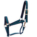 Jeffers Padded Nylon Horse Halter with Throat Snap - IA6D - Black/Red - 3