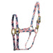 Patriotic Flag Foal Horse Halter – 3/4" Adjustable Nylon Halter - MBR1 - Red, White & Blue - Foal/Average - 1 - 1