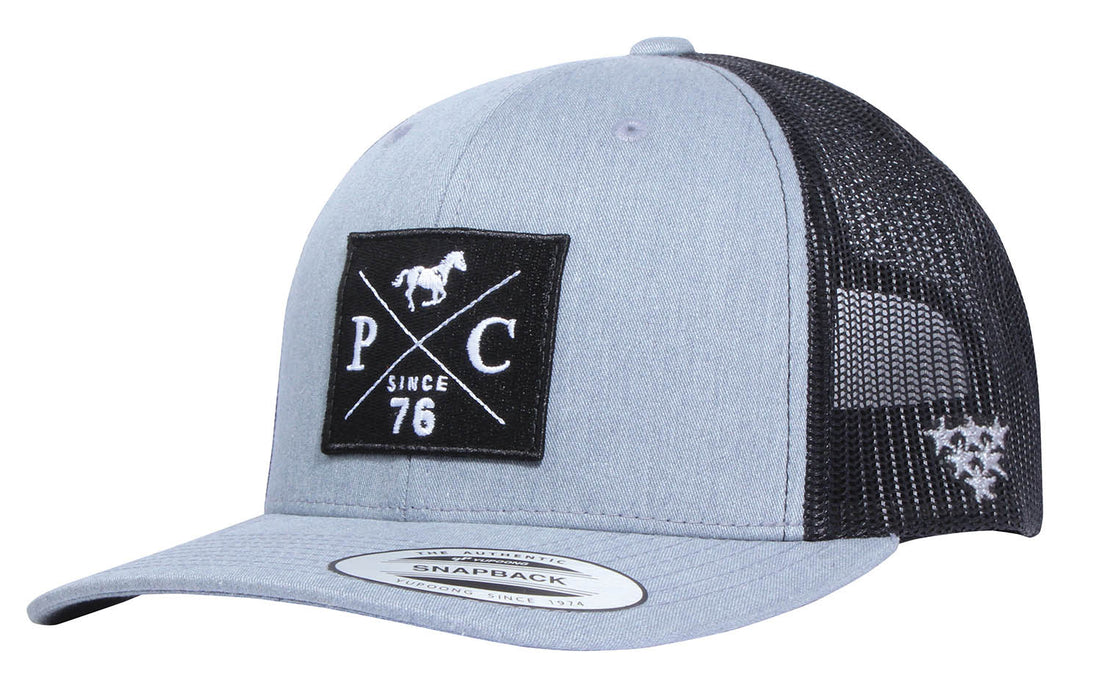 PC 2 - Tone Trucker Hat, Heather/Black - PL14O3 - 1