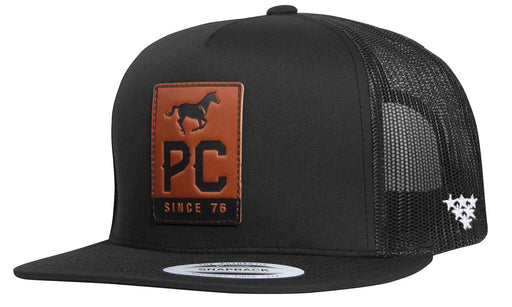 PC Flat Trucker Hat, Black - PL14O5 - Black - 1