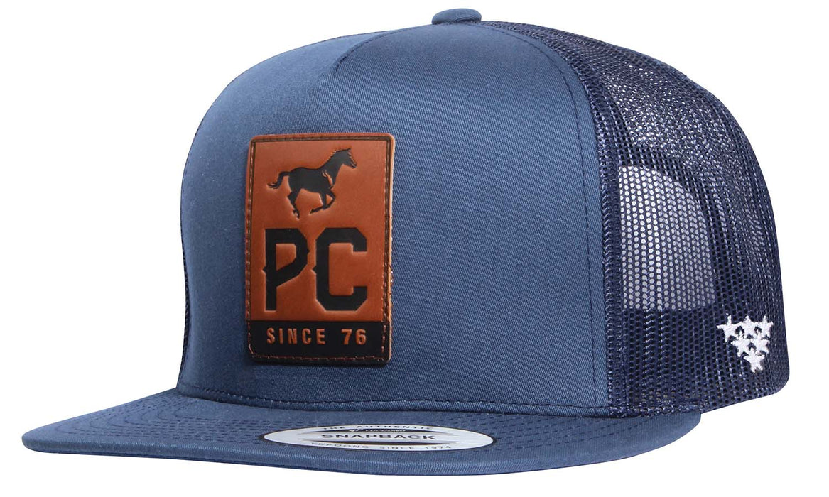 PC Flat Trucker Hat, Navy - PL14O6 - Navy - 1