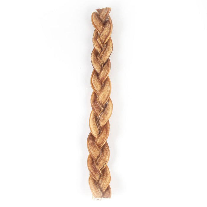 Braided Bully Split Color Natural