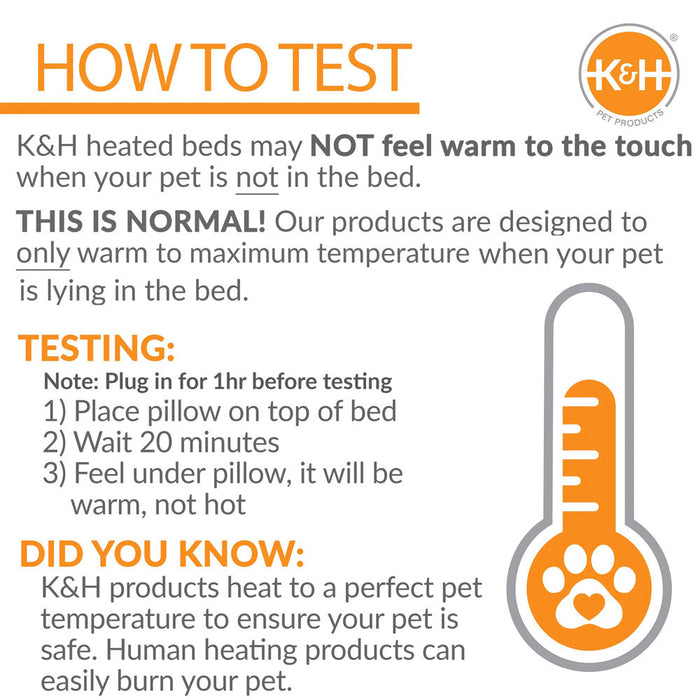 K&H Pet Products Thermo-Kitty Fashion Splash Color Brown